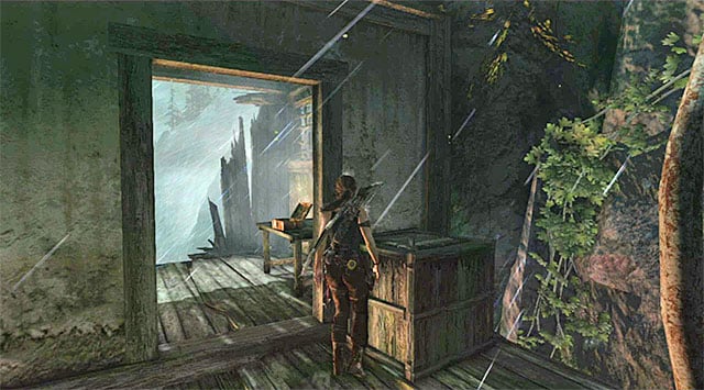 Climb up and find a crate you can use the scramble up in order to reach the roof - Egg Poacher | Collectibles: Mountain Village - Collectibles: Mountain Village - Tomb Raider Game Guide