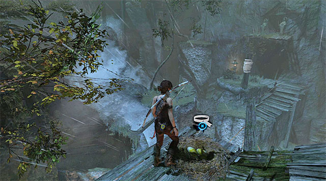 The Egg is right there (reward: 10 XP) - Egg Poacher | Collectibles: Mountain Village - Collectibles: Mountain Village - Tomb Raider Game Guide
