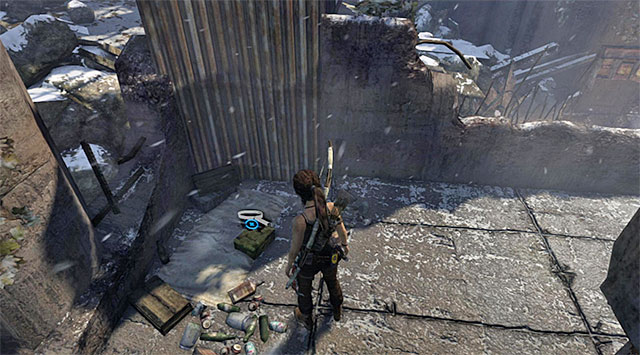 Youll find the Dogtags in a corner (reward: 25 XP) - Relics | Collectibles: Base Exterior - Collectibles: Base Exterior - Tomb Raider Game Guide