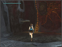 Leap to the platform, then jump into the hole in the rock - The Final conflict 1 | Artefacts and Relics - Artefacts and Relics - Tomb Raider: Anniversary Game Guide & Walkthrough