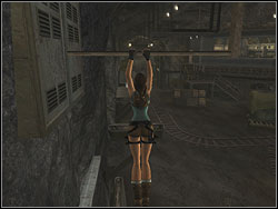 Leap to the chute, then jump to grab the edge of the platform - Natlas Mines 1 | Artefacts and Relics - Artefacts and Relics - Tomb Raider: Anniversary Game Guide & Walkthrough