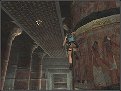 Jump to the first column on the right in the first line - Sanctuary of the Scion | Artefacts and Relics - Artefacts and Relics - Tomb Raider: Anniversary Game Guide & Walkthrough