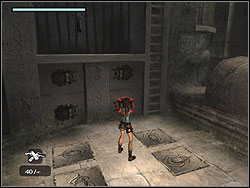 Jump into the water and swim to the statue on the left - Sanctuary of the Scion | Artefacts and Relics - Artefacts and Relics - Tomb Raider: Anniversary Game Guide & Walkthrough