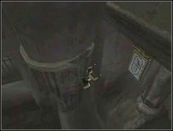 Move to the right side of the statue, jump to the ledge on the feet - Sanctuary of the Scion | Artefacts and Relics - Artefacts and Relics - Tomb Raider: Anniversary Game Guide & Walkthrough