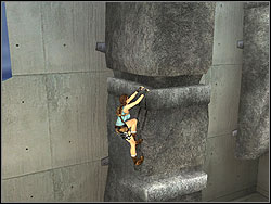 From pad number 3 jump to the stone column - The Croft Manor 3 | The Croft Manor - training mission - The Croft Manor - training mission - Tomb Raider: Anniversary Game Guide & Walkthrough