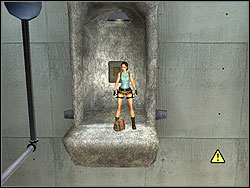 Jump to the niche, take large medipack and push the button - The Croft Manor 3 | The Croft Manor - training mission - The Croft Manor - training mission - Tomb Raider: Anniversary Game Guide & Walkthrough