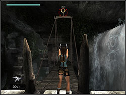 Kill the bats and find the ceiling band - The Lost Valley 1 | Walkthrough - Peru - Tomb Raider: Anniversary Game Guide & Walkthrough