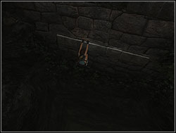 Leave the niche and back on the ledge - The Lost Valley 2 | Walkthrough - Peru - Tomb Raider: Anniversary Game Guide & Walkthrough