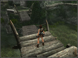 Back to the exit, jump to the two next shelves - youre on the upper level - The Lost Valley 4 | Walkthrough - Peru - Tomb Raider: Anniversary Game Guide & Walkthrough