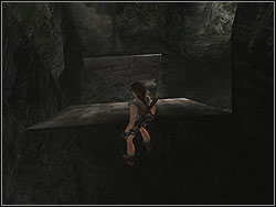 Move down and in the proper moment jump into the niche in the wall - The Lost Valley 4 | Walkthrough - Peru - Tomb Raider: Anniversary Game Guide & Walkthrough