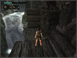 Go on the construction using the method, which was featured earlier - The Lost Valley 4 | Walkthrough - Peru - Tomb Raider: Anniversary Game Guide & Walkthrough
