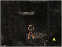 Push the platform on the right in 3/4 distance from the centre of the chamber - Tomb of Qualopec 1 | Walkthrough - Peru - Tomb Raider: Anniversary Game Guide & Walkthrough