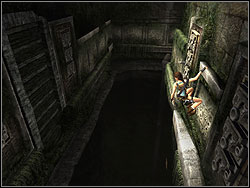 Jump to the ladder - Tomb of Qualopec 2 | Walkthrough - Peru - Tomb Raider: Anniversary Game Guide & Walkthrough