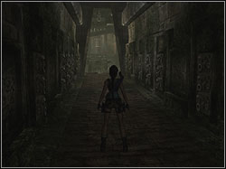 Turn right, again darts will be there - many of them, to go safely through the darts run quickly and often tumble - Tomb of Qualopec 2 | Walkthrough - Peru - Tomb Raider: Anniversary Game Guide & Walkthrough