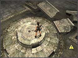 You will come to the closed gate - stand on the fancy plate - the gate will open - St. Francis Folly 5 | Walkthrough - Greece - Tomb Raider: Anniversary Game Guide & Walkthrough