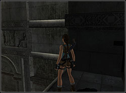 Take large first-aid kit and find two ledges in the next wall - St. Francis Folly 5 | Walkthrough - Greece - Tomb Raider: Anniversary Game Guide & Walkthrough
