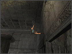 Jump to the left, throw the line on the band - St. Francis Folly 5 | Walkthrough - Greece - Tomb Raider: Anniversary Game Guide & Walkthrough