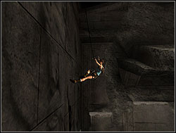Jump to the left on the edge of the shelf - Palace Midas 1 | Walkthrough - Greece - Tomb Raider: Anniversary Game Guide & Walkthrough