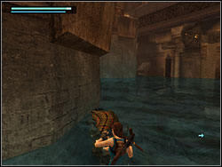 You must find a lever - it is under the water - Palace Midas 2 | Walkthrough - Greece - Tomb Raider: Anniversary Game Guide & Walkthrough