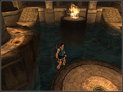 Jump to the water and swim to the entry of the room - Palace Midas 2 | Walkthrough - Greece - Tomb Raider: Anniversary Game Guide & Walkthrough
