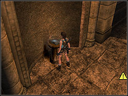 Jump to the next column, then to the ledge and quickly on the edge above - Palace Midas 2 | Walkthrough - Greece - Tomb Raider: Anniversary Game Guide & Walkthrough