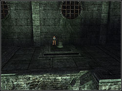 Turn round the pool again and close to the lever, switch it - the water will vanish - Tomb of Tihocan 1 | Walkthrough - Greece - Tomb Raider: Anniversary Game Guide & Walkthrough