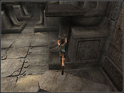 Move it down again and run to the entry - Temple of Khamoon 2 | Walkthrough - Egypt - Tomb Raider: Anniversary Game Guide & Walkthrough