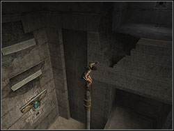 In the next room jump down on the right and take small first-aid kit - Temple of Khamoon 3 | Walkthrough - Egypt - Tomb Raider: Anniversary Game Guide & Walkthrough