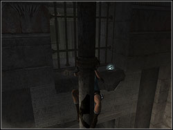 Jump to the next pillar, climb on the top and leap to the niche with the bar - Temple of Khamoon 3 | Walkthrough - Egypt - Tomb Raider: Anniversary Game Guide & Walkthrough