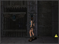 Switch the lever and open the bar - Temple of Khamoon 4 | Walkthrough - Egypt - Tomb Raider: Anniversary Game Guide & Walkthrough