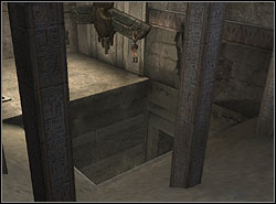 Jump to grab the other part of the ledge - Temple of Khamoon 4 | Walkthrough - Egypt - Tomb Raider: Anniversary Game Guide & Walkthrough