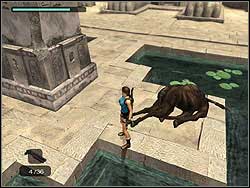 Youre in the room with the statue - Obelisk of Khamoon 4 | Walkthrough - Egypt - Tomb Raider: Anniversary Game Guide & Walkthrough