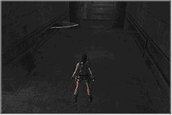 Behind the band are two sharp horizontal shield, which are moving round very fast - Obelisk of Khamoon 2 | Walkthrough - Egypt - Tomb Raider: Anniversary Game Guide & Walkthrough