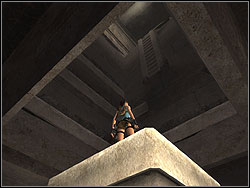 When you do it, the square column will soar - Sanctuary of the Scion 1 | Walkthrough - Egypt - Tomb Raider: Anniversary Game Guide & Walkthrough