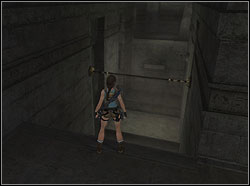 There will be a rift with two crushing gates - Sanctuary of the Scion 2 | Walkthrough - Egypt - Tomb Raider: Anniversary Game Guide & Walkthrough