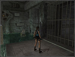 Jump into the water, swim to the shelf with open bar and go out the water - Sanctuary of the Scion 2 | Walkthrough - Egypt - Tomb Raider: Anniversary Game Guide & Walkthrough