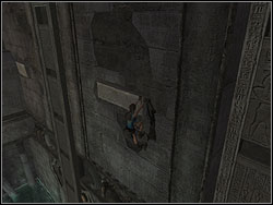 Wait as the plate comes back on the earlier position and jump again on it - Sanctuary of the Scion 2 | Walkthrough - Egypt - Tomb Raider: Anniversary Game Guide & Walkthrough