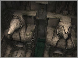 Jump to the shelf above the scarabs and switch the lever - Sanctuary of the Scion 4 | Walkthrough - Egypt - Tomb Raider: Anniversary Game Guide & Walkthrough