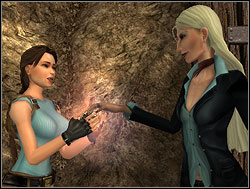 Unluckily the woman will take you artefacts - Egypt Outro | Walkthrough - Egypt - Tomb Raider: Anniversary Game Guide & Walkthrough