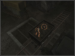 Jump down and go through the corridor on the left side of the control room (along the lines) - Natlas Mines 1 | Walkthrough - Lost Islands - Tomb Raider: Anniversary Game Guide & Walkthrough