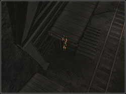 Turn right and jump to the ledge - Natlas Mines 1 | Walkthrough - Lost Islands - Tomb Raider: Anniversary Game Guide & Walkthrough