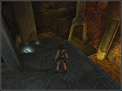 Long corridor leads you to the another chamber - The Great Pyramid 1 | Walkthrough - Lost Islands - Tomb Raider: Anniversary Game Guide & Walkthrough