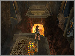 Switch the lever - the platform will insert into the wall, but the second will close to you, so jump on it - Final conflict 1 | Walkthrough - Lost Islands - Tomb Raider: Anniversary Game Guide & Walkthrough