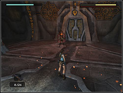 Try to drive Natla mad and when she grasps at you, dodge and shoot at her - Final conflict 2 | Walkthrough - Lost Islands - Tomb Raider: Anniversary Game Guide & Walkthrough