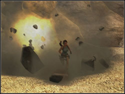 After Natlas death the pyramid will explode - Lost Islands Outro | Walkthrough - Lost Islands - Tomb Raider: Anniversary Game Guide & Walkthrough