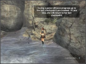 You can proceed to the next section of the map - Bolivia - part I | Bolivia - Tiwanaku - Bolivia - Tiwanaku - Tomb Raider: Legend Game Guide & Walkthrough