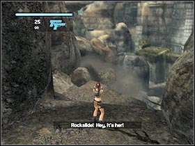 You will be attacked by new enemy soldiers very soon (#1) - Bolivia - part II | Bolivia - Tiwanaku - Bolivia - Tiwanaku - Tomb Raider: Legend Game Guide & Walkthrough