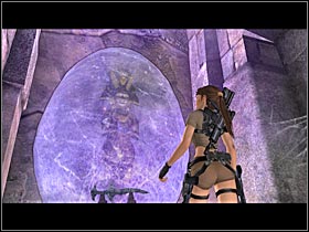 Dont use the ladder, because you will have to stay on the upper floors of the cavern - Peru - part IV | Peru - Return to Paraiso - Peru - Return to Paraiso - Tomb Raider: Legend Game Guide & Walkthrough