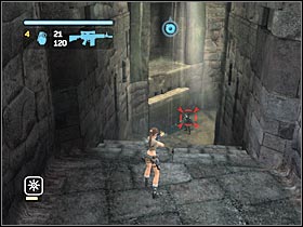 Once youve reached a large cavern, take care of the remaining enemy soldiers - Peru - part IV | Peru - Return to Paraiso - Peru - Return to Paraiso - Tomb Raider: Legend Game Guide & Walkthrough