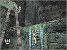 Once youre at the top, a short cut-scene will appear on the screen - Ghana - part II | Ghana - Pursuing J. Rutland - Ghana - Pursuing James Rutland - Tomb Raider: Legend Game Guide & Walkthrough